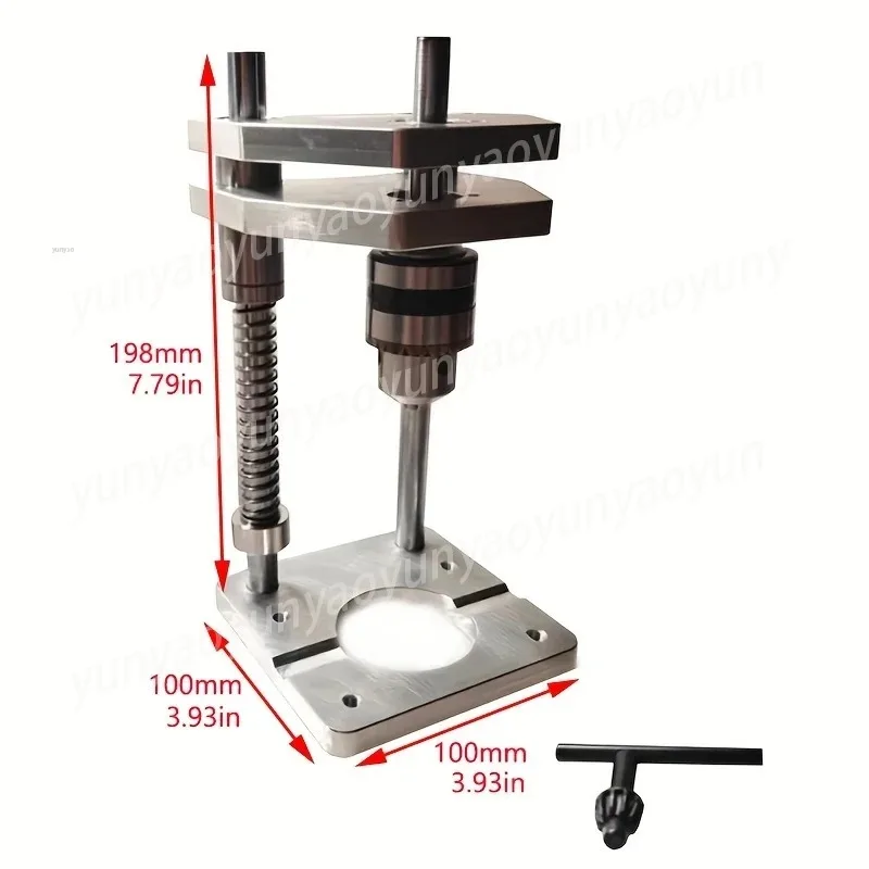 

Adjustable Punch Locator or Straight Hole Drilling Template Tool 1Pc Precision Portable Drillling Guide Jig, Woodworking