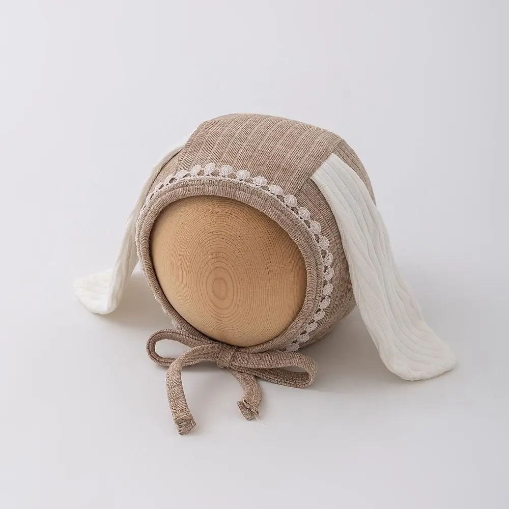 Cappelli coreani di protezione per le orecchie del bambino carino Orecchio lungo Morbido berretto per neonato Cappello per cofano infantile dolce e traspirante Bambini