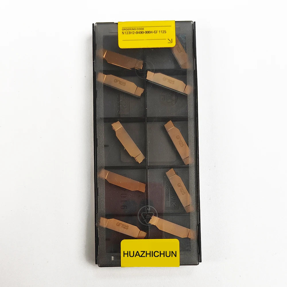 

HUAZHICHUN N123H2-0400-0004-GF 1125 CNC Carbide Inserts for Turning Cutting Tools