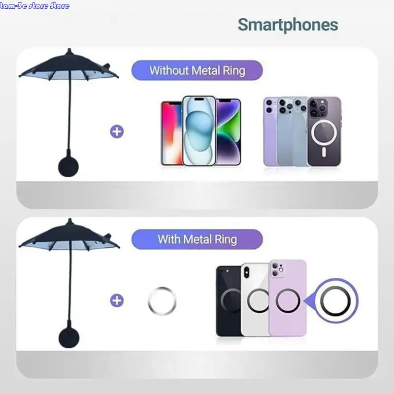 D0ua Điện thoại ô cho mặt trời, chiếc ô chắn nắng động từ tính