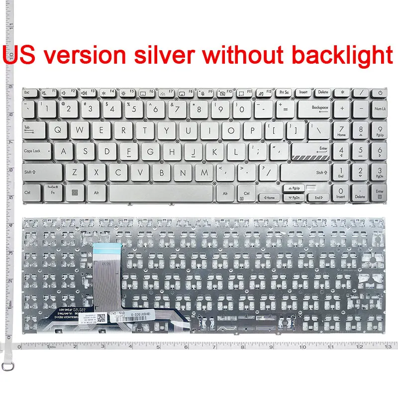 US Laptop Replacement Keyboard For ASUS Vivobook 15 X1502 X1502Z P1562CV M1502 M1502Z X1502ZA X1502VA B1502 B1502CBA Pro16 16X image 6