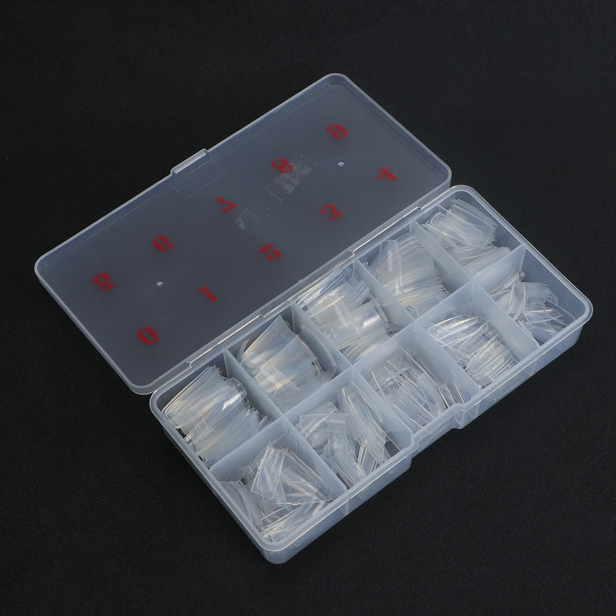

500pcs Transparent Finished Stickers Full Design Fake Nail Tips Decals Nail Art Manicure Tools For Women Slimming Easy