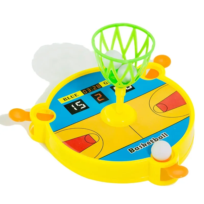 Tavola da basket da 10 pezzi, gioco da tavolo per bambini, interazione genitore-figlio, mini palla rimbalzante, giocattolo per l'asilo