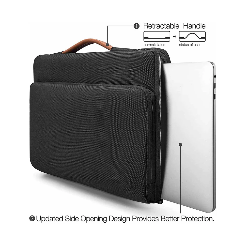 Laptop Bag 14-15.6in for MacBook 2023 Air 15 A2941 Case M2 Pro 13 14 16 Inch 360 Protective Computer Handbag for MacBook M1 Air