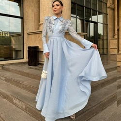 Modern Style Crepe Pattern Rhinestone A-line Jewel Midi Dresses Cocktail Dresses Exquisite Unisex Chinese Style Simple