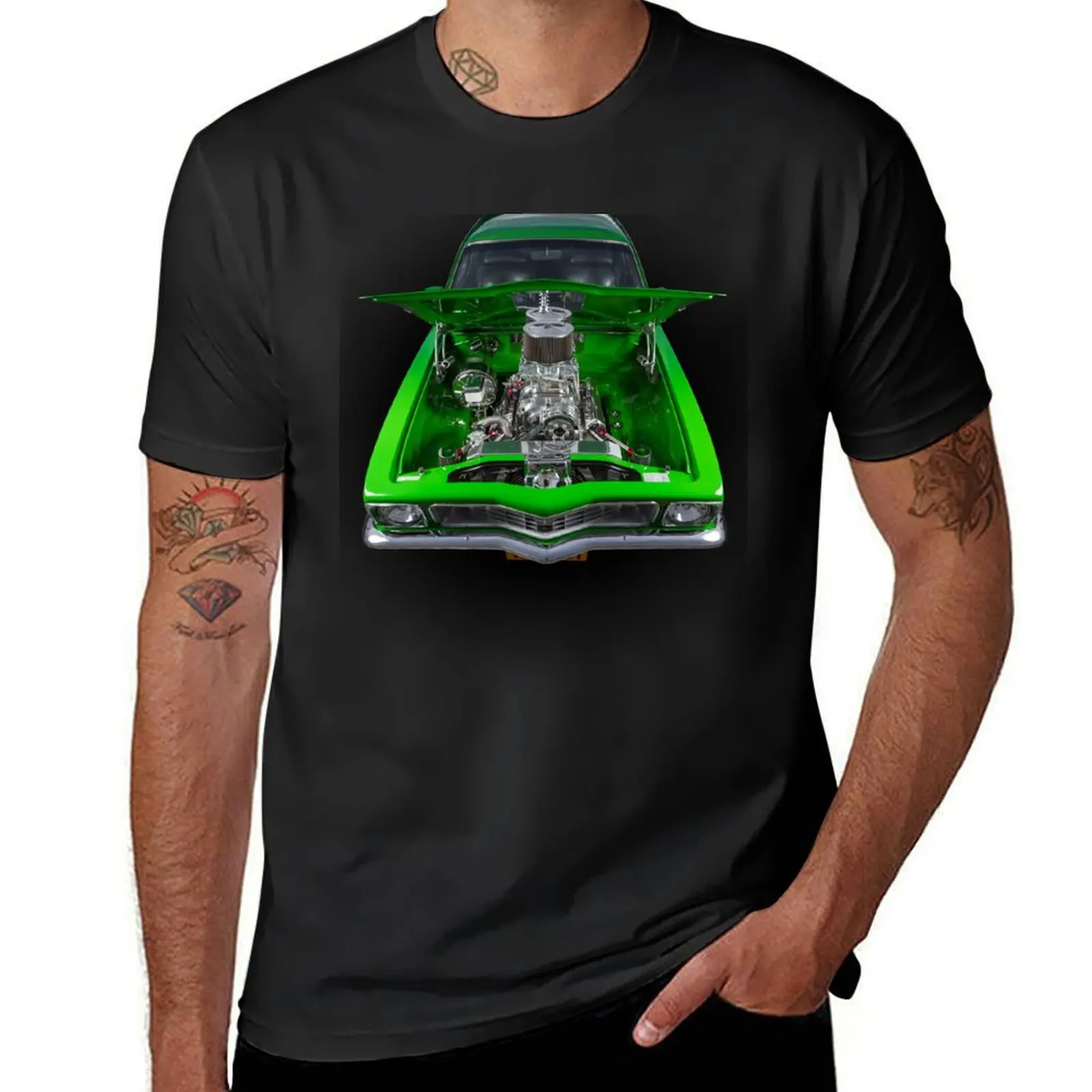 Supercharged Holden LJ Torana T-Shirt graphics Short sleeve tee fitted t shirts for men