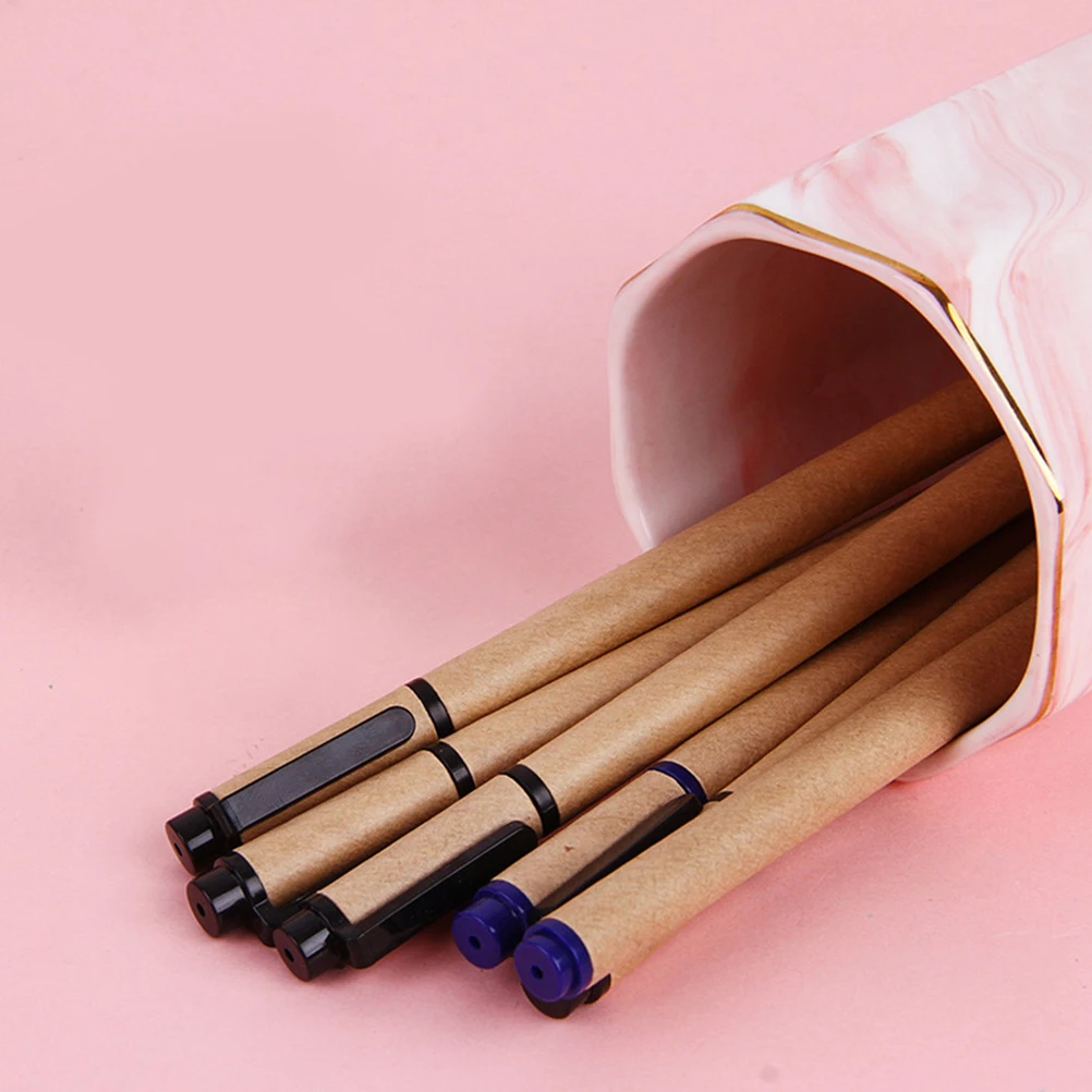 

10 Pcs Paper Rod Neutral Pen Signature Pens The Office Gifts Stationery Gel Ink Fountain