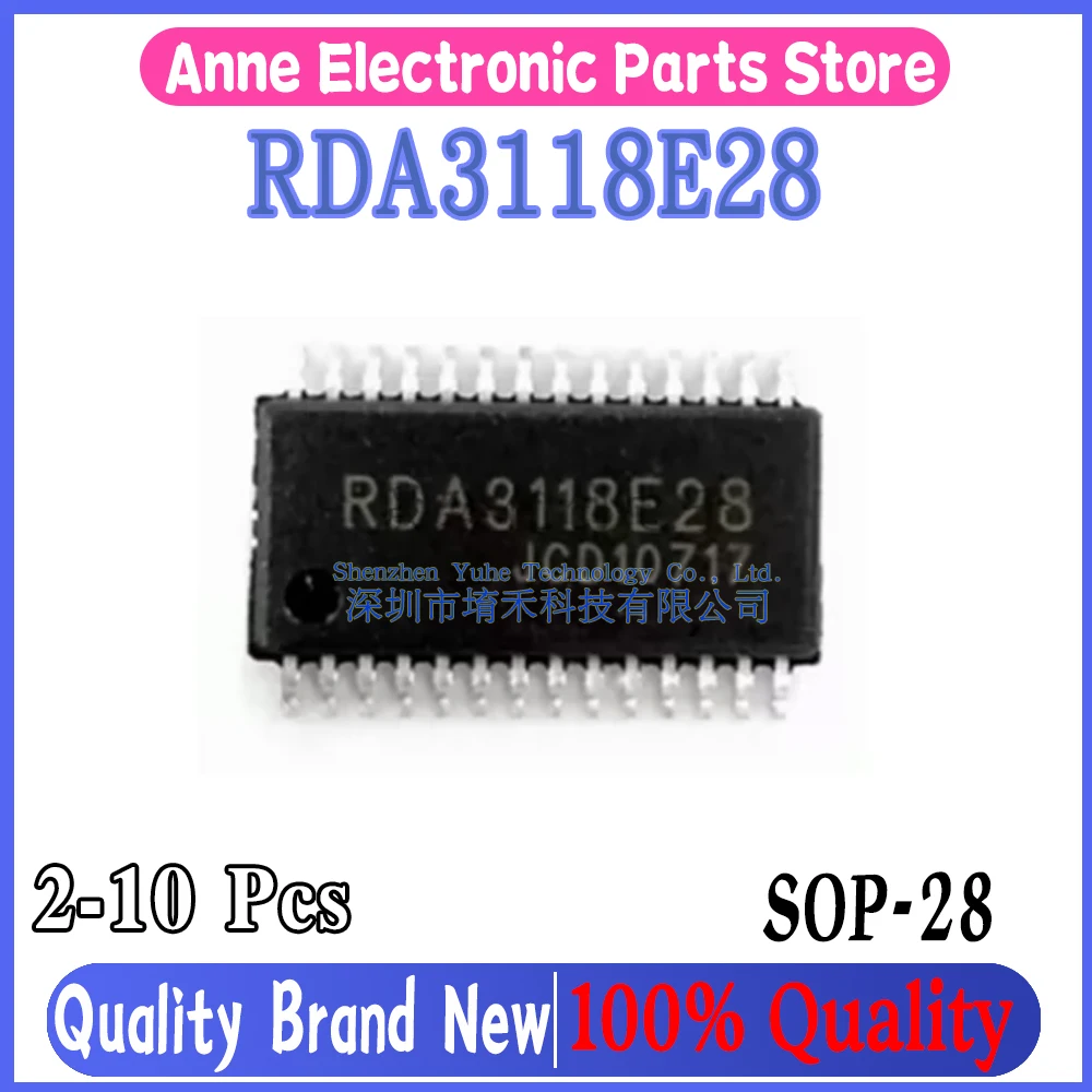 (2-10piece)100% New RDA3118E28 sop-28 Chipset