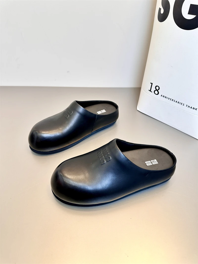 

Тапочки-мулы, летние тапочки для врачей, операционной, женские элегантные уличные тапочки на плоской подошве, пляжные сандалии для отдыха