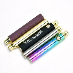 wolfcoolvape E Cigarettes Vape Pen BK 900mAh Preheat VV Adjustable Voltage Battery for 510 Thread  Thick Oil Cartridge Carts