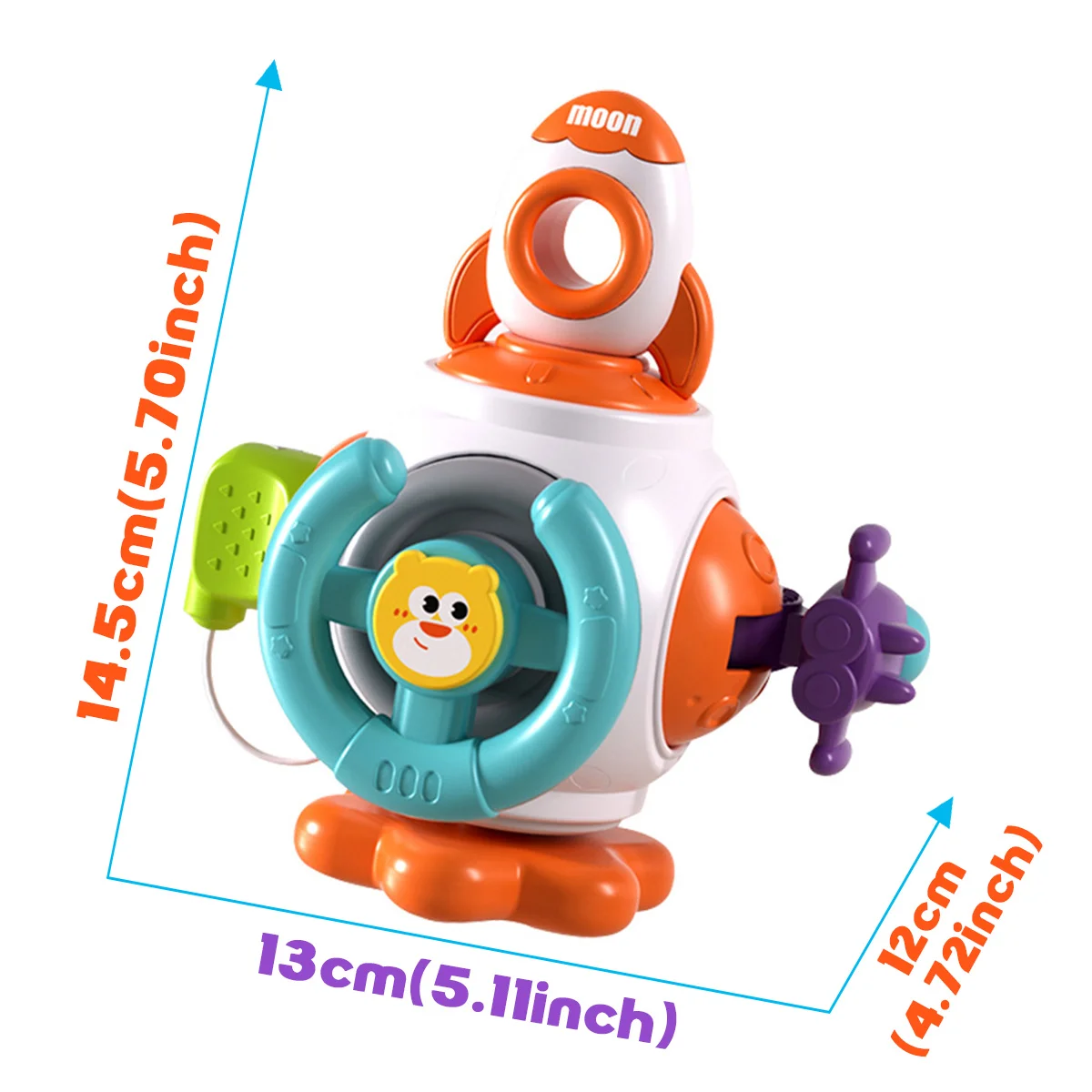 

Многофункциональный развивающий куб-головоломка для путешествий, сенсорные и когнитивные игрушки, сенсорный куб для развития форм и познания для малышей