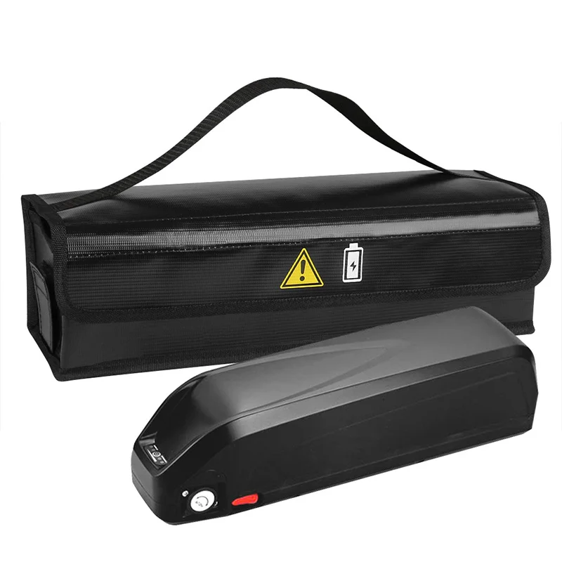 

Electric Bike Lithium Battery Bag Handbag Explosion-Proof Fireproof 60V 48V Battery Safe Charging Electric Bicycle Accessories