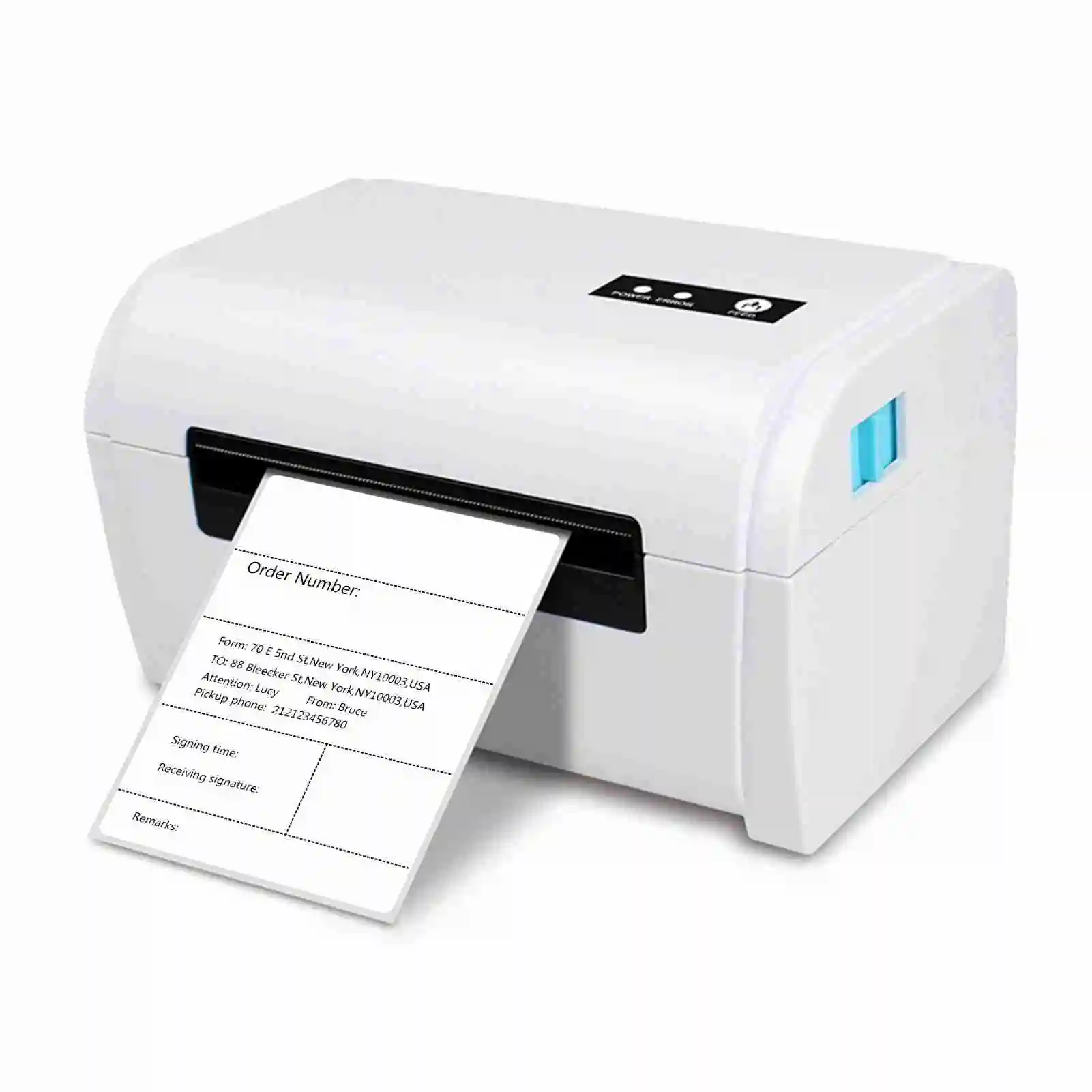 طابعة ملصقات حرارية، طابعة ملصقات شحن عالية السرعة، USB متوافقة مع Windows، والسوبر ماركت، والمتجر، ولوجستيات المطاعم