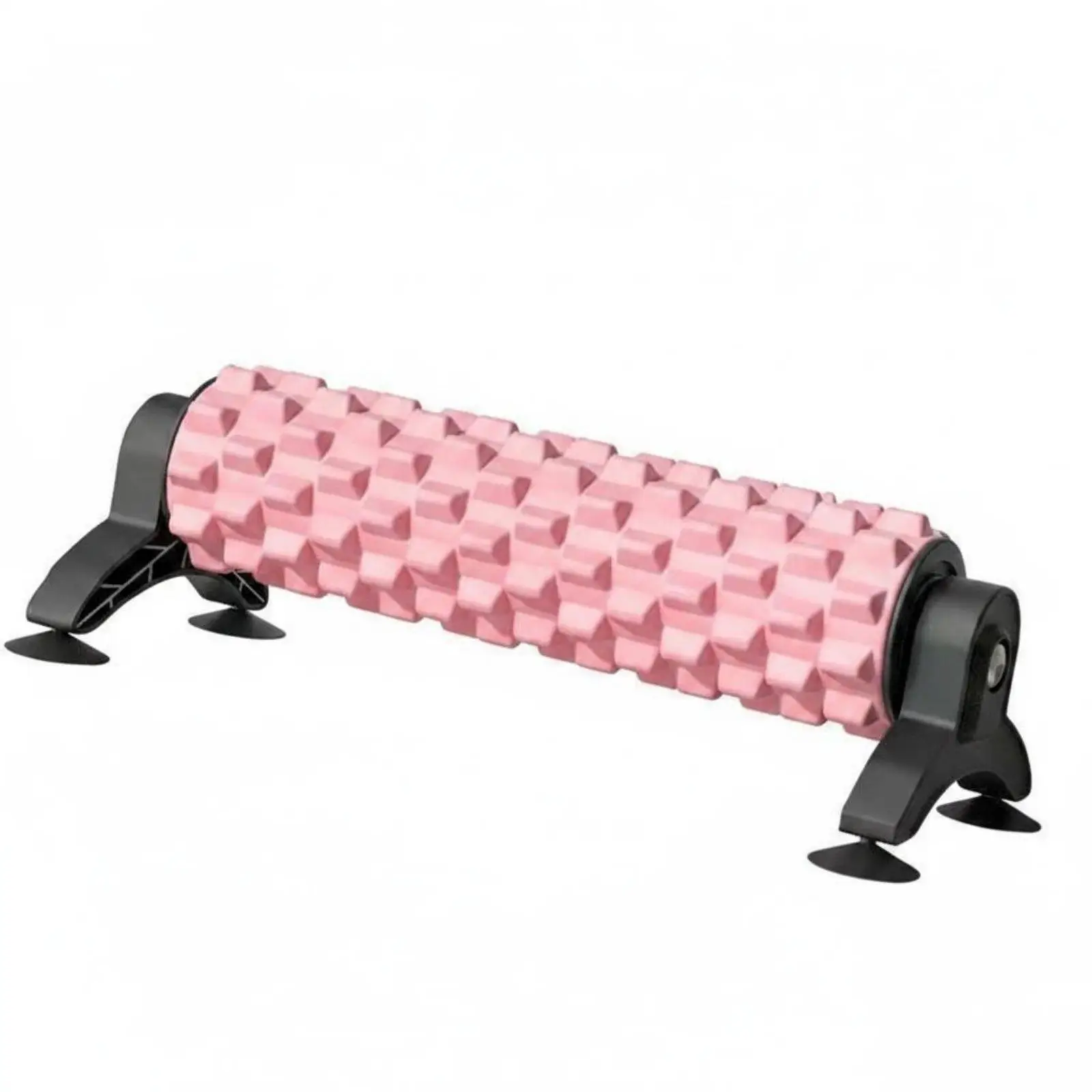 Foam Roller with Stand Solid Core Textured Foam Roller Space Saving Design