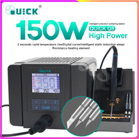 QUICK Q8 Intelligent Precision Soldering Station 2 Seconds Rapidly Heating LCD Digital Curve Soldering Iron Welding Repair Tools