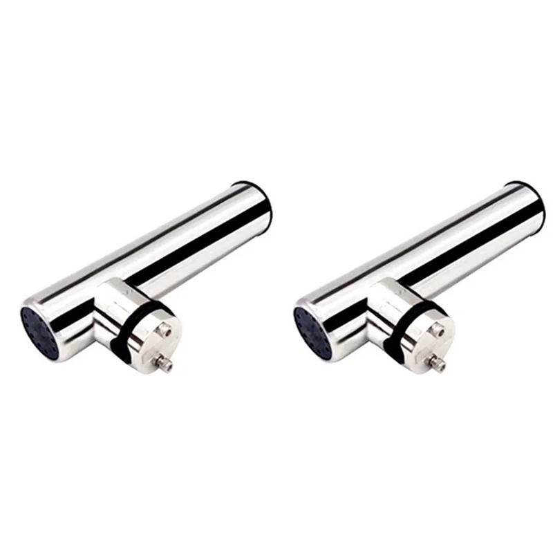 

2 Pack 316 Stainless Steel Boat Fishing Rod Holder Brackets for Rails 18-26mm Sail Boat Parts