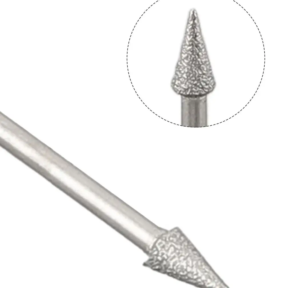 

1pc 3mm Diamond Reaming Drill Bit Shank Carving Needle Grinding Rods Mini Drill Diamond Engraving Drilling Tools Power Tools