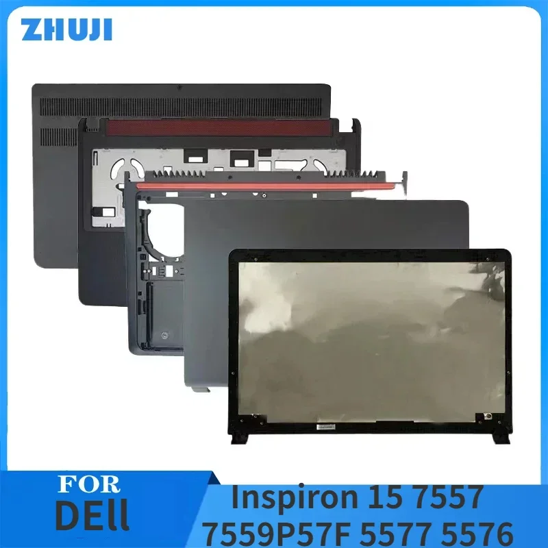 Nowe etui na DEll Inspiron 15 7557 7559 P57F 5577 5576 LCD górna tylna pokrywa/podpala/dolna podstawa/osłona drzwi/zawiasy nie dotykają