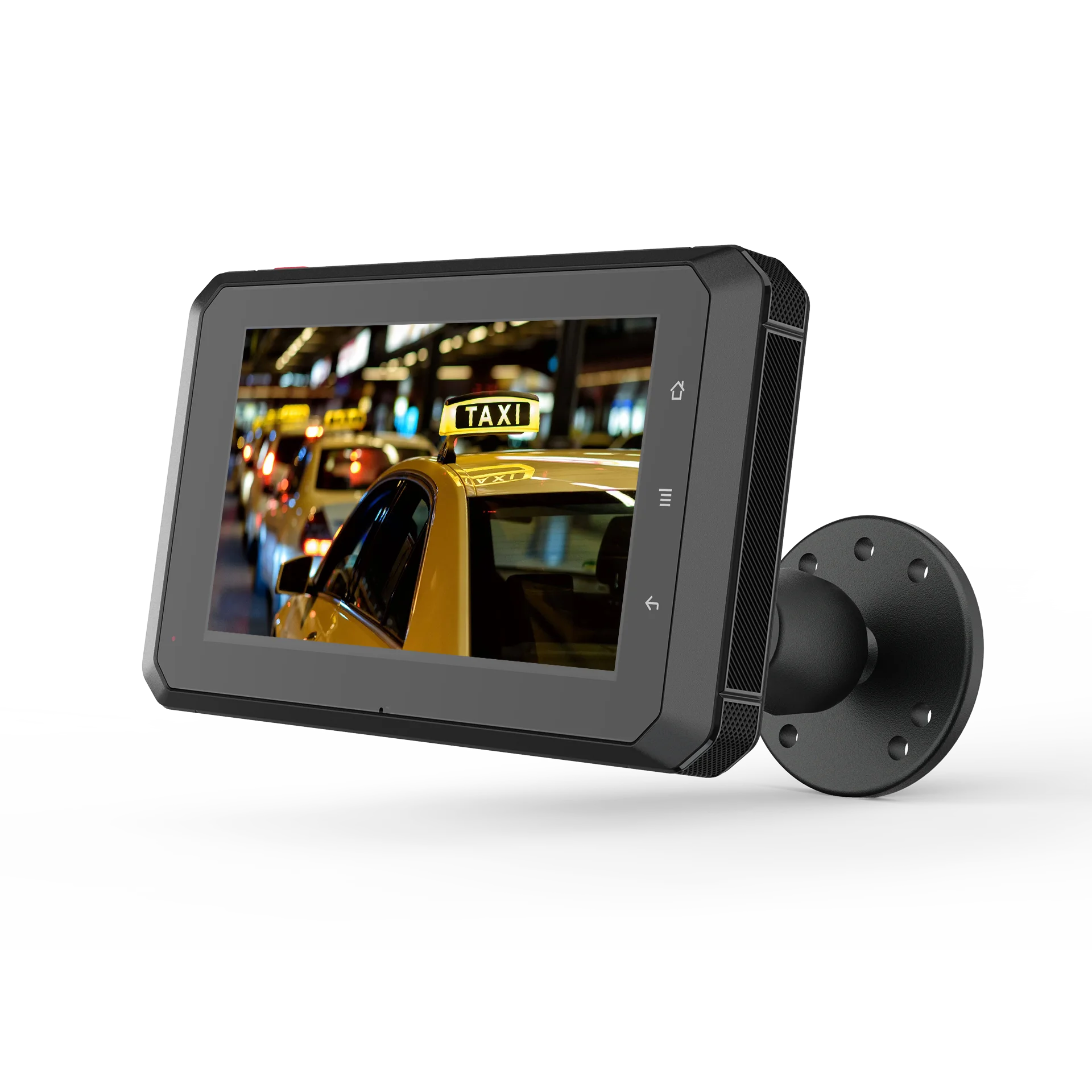 5 Inch Android Tablet Vehicle Mount with All-in-one Cable Design with RS232 RS485 CANBUS RJ45 ACC GPIO DC for Vehicle Management