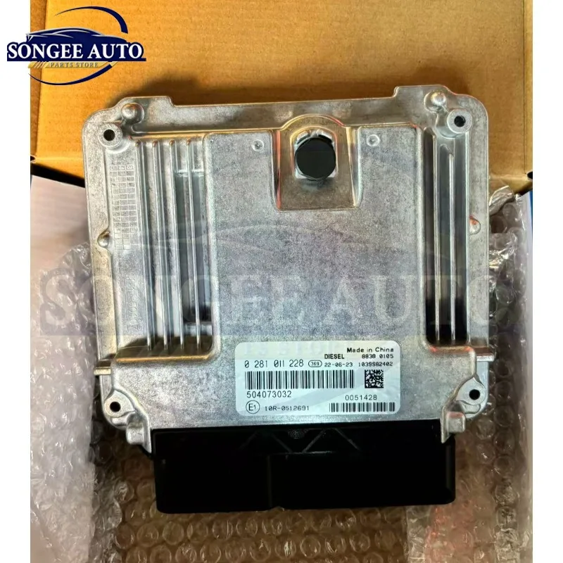 New 0281011228 ECU Original Engine Computer Board Electronic Control Unit EDC16C8 504073032 Suit For Iveco