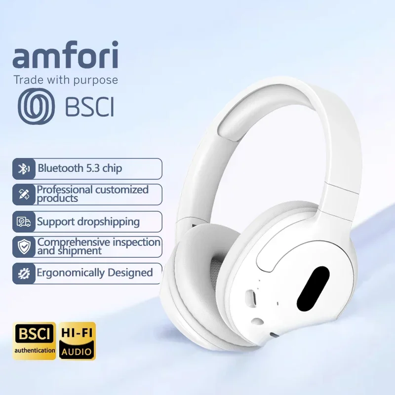 Max pro P7 Bluetooth Headphones Over-Ear Noise Reduction 8-Hour Battery Life Plastic Material Portable Audio Headsets