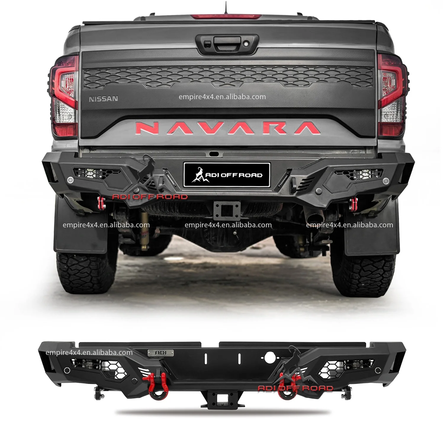 ADI OFF ROAD 4x4 pickup truck Steel FRONT BUMPER REAR BUMPER ROLL BAR SIDE STEP BULLBAR FOR NAVARA NP300 4X-PRO FRONTINER