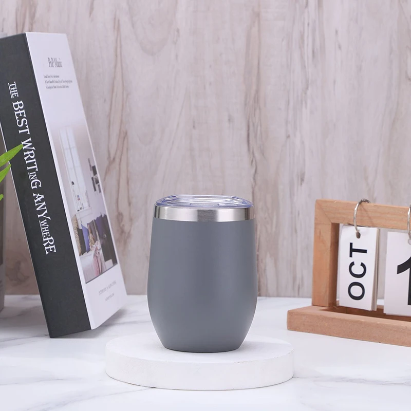 Кружка для вина из нержавеющей стали, 360 мл, кружка для вина с двойными стенками, вакуумная изоляционная кофейная кружка из нержавеющей стали 304, бокал для красного вина с двойными стенками