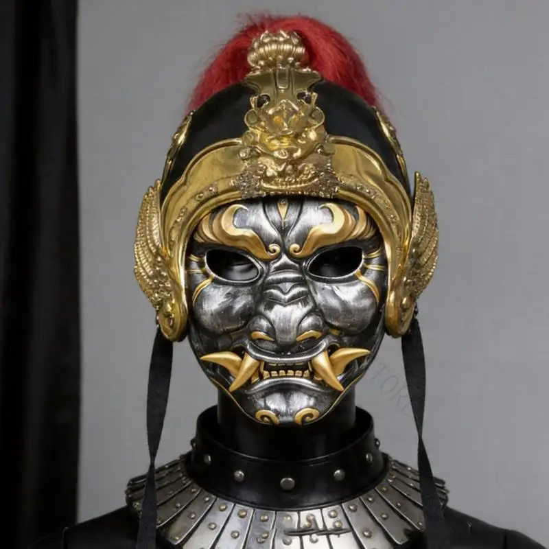 R7UF Realistic Devil Mask Anime Convention Costume Mask For Role Playing Event And Theatrical Performances