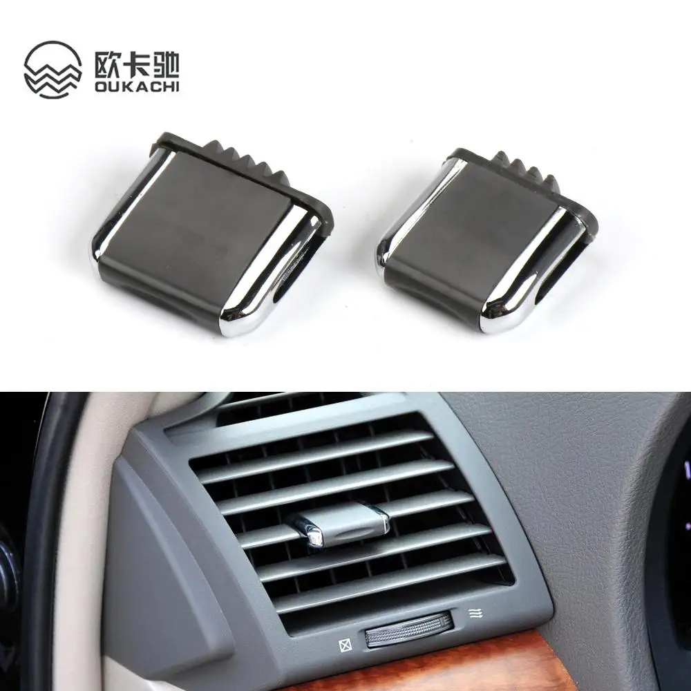 For Toyota Camry Air Conditioning Vent ABS+PC Car Center Dash A/C Vent Louvre Blade Slice Air Conditioning Leaf Clip 2006-2011