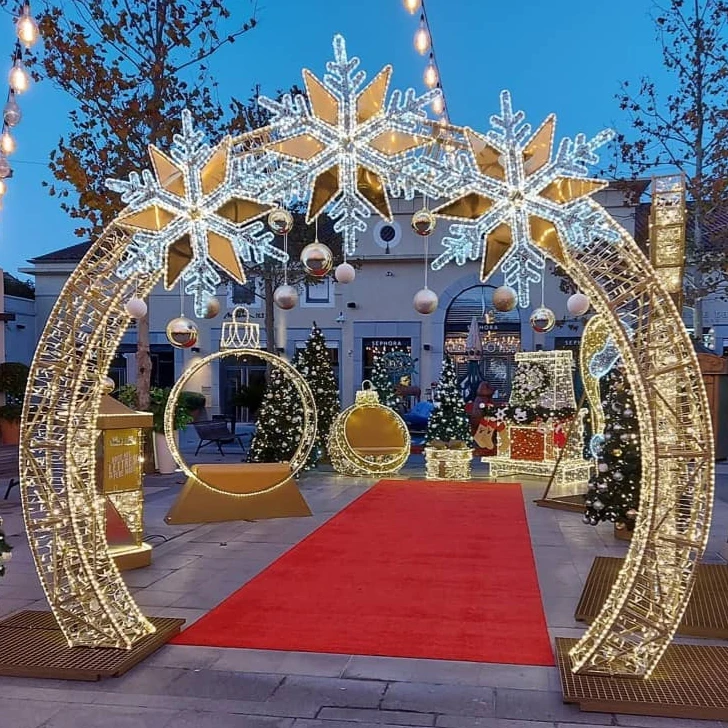 so-Christmas Decoration Supplies Large Christmas Light up Christmas Ball Garden Theme Park Decoration！