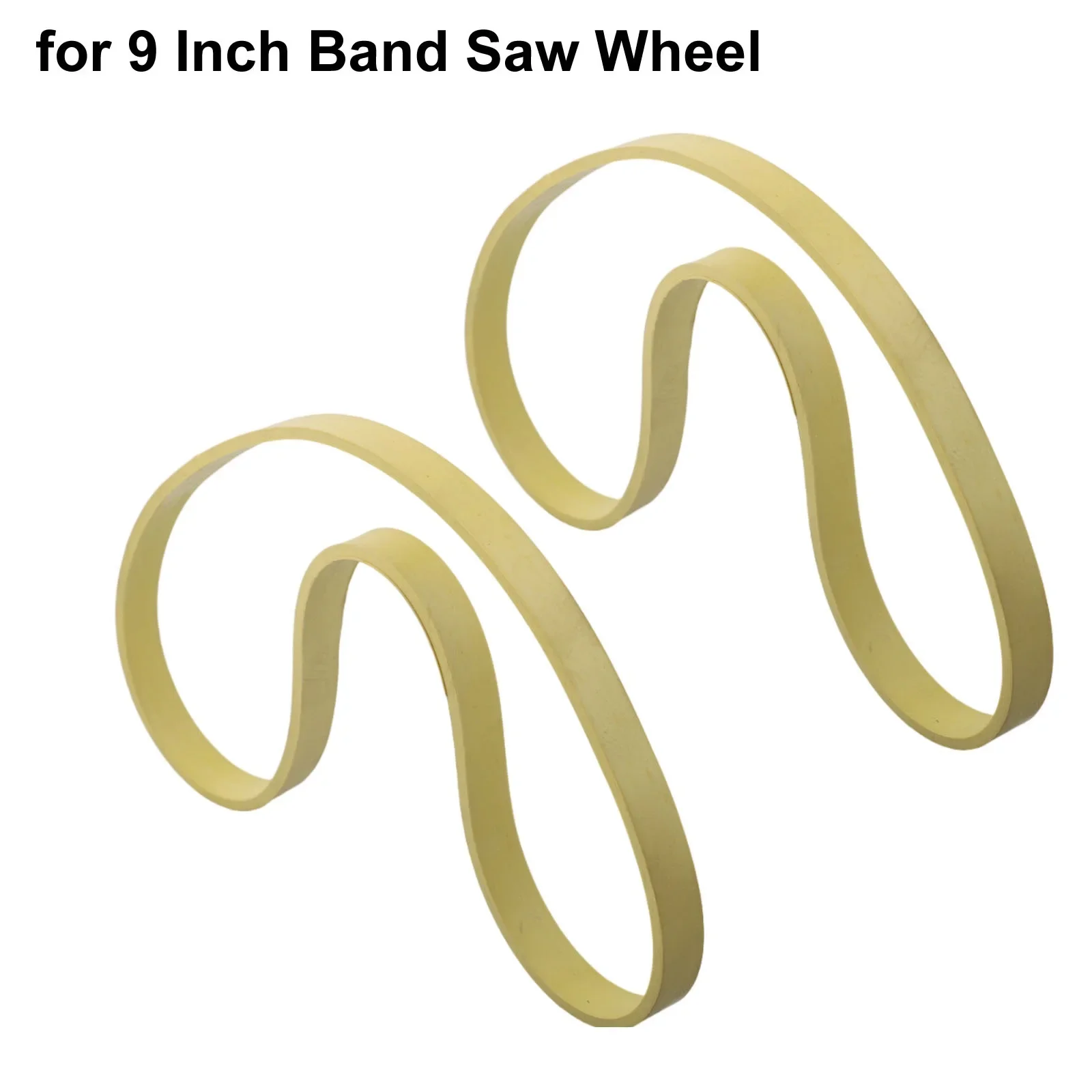 

2pcs 8/9inch BandSaw Rubber Band WoodWorking Band Saw Scroll Wheel Rubber Ring Anti-skid Rubber Ring Power Tool Accessories