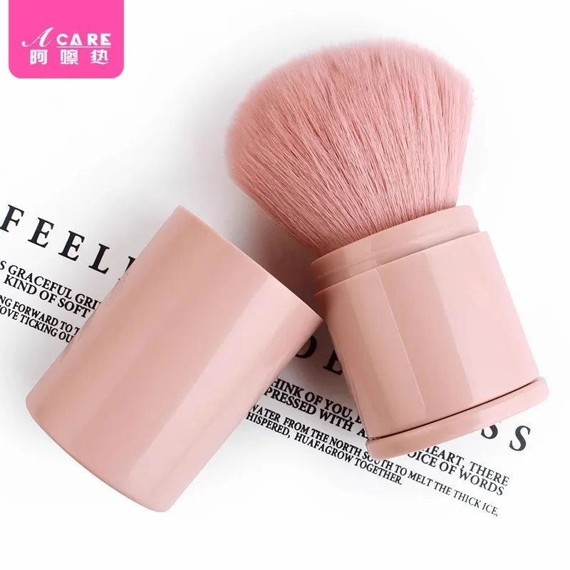 DX01/Blush brush/A1PQ0-Telescopic Scanning Portable Finishing Loose Powder Powder Brush Shading Brush Cosmetics Beauty M