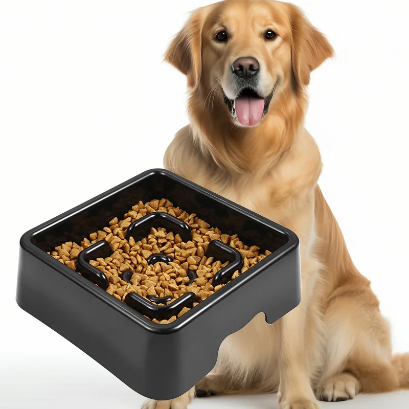 

New Pet Slow Food Bowl for Dogs, Cat Bowl, Anti-knock over Pet Bowl, Suitable for Puppies, Medium and Large Dogs
