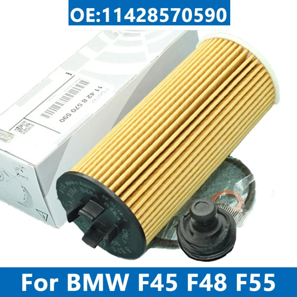 

Car Oil Filter Kit 11428570590 For BMW F45 U06 F46 F48 U11 F39 216d 218i 220 X1 X2 20d i 25d Mini Cooper S D One F54~F60 Engine