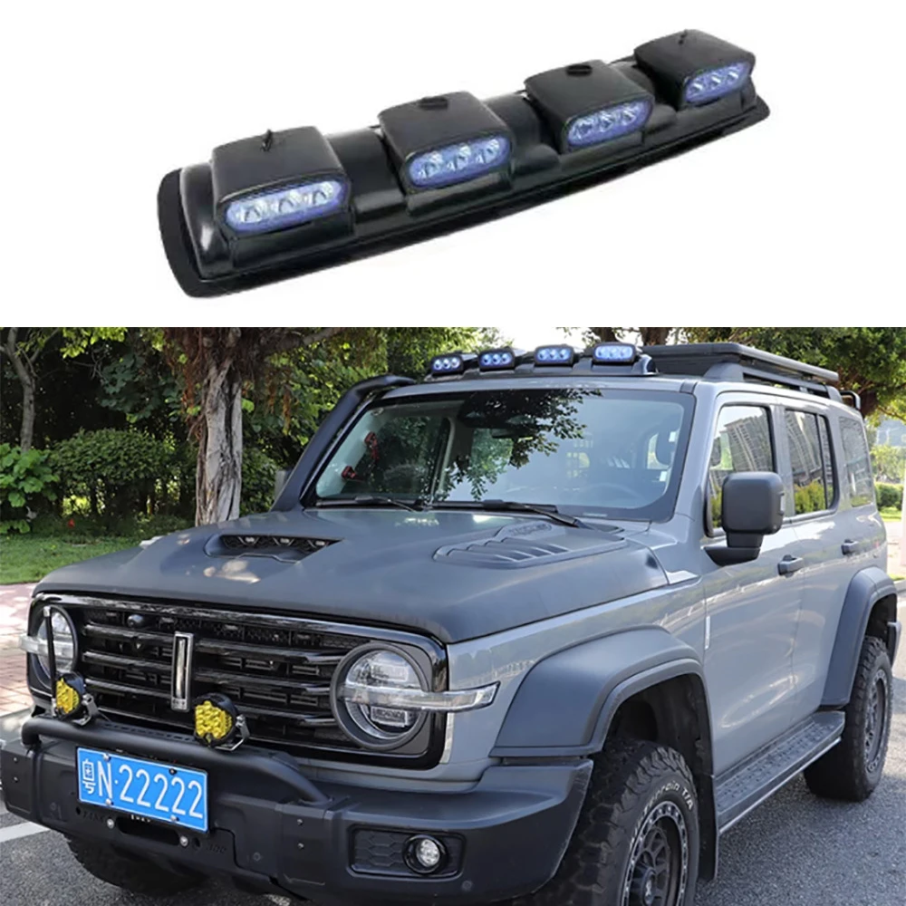 

For Tank 300 2021-2024 Super Bright LED Car Spotlights SUV off-road Vehicle Pickup Jeep Roof Spotlights Row Lights Combination L