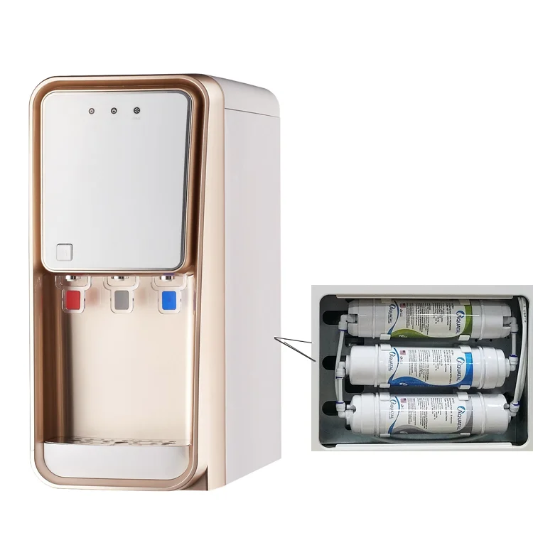 Counter Top Reverse Osmosis Hot Cold Water Dispenser