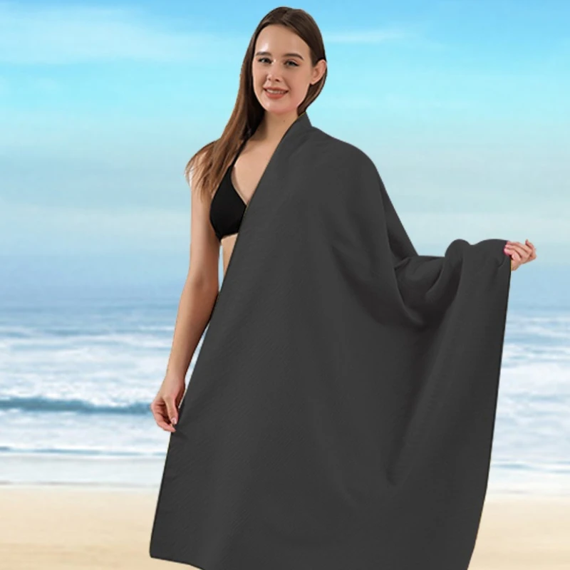 

Быстросохнущее пляжное полотенце Портативное спортивное фитнес-плавание Теплое портативное быстросохнущее банное полотенце Летний спорт Фитнес