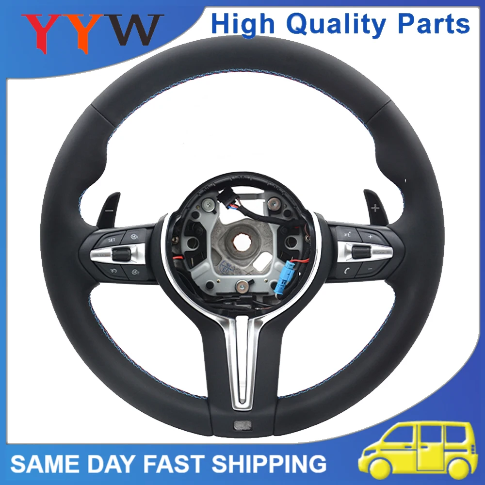 

Автомобильное кожаное рулевое колесо для BMW 1 3 5 7 серии для BMW F30 F31 F34 F10 F11 F07 F20 F21 F23 F32 F06 F12 F01 F02