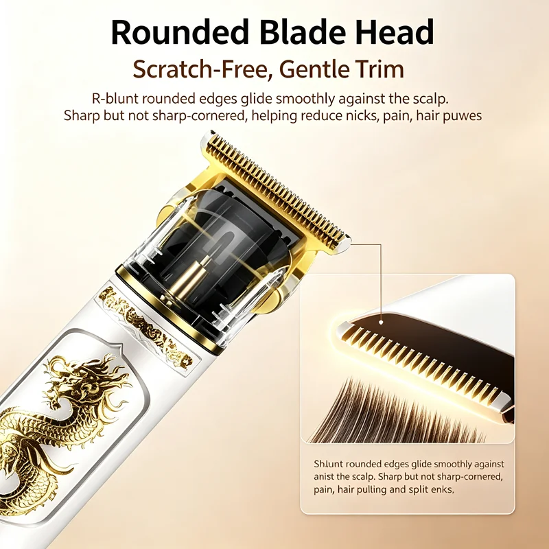 Men's Hair Trimmer - Professional Shaving Machine Hair Cutting Clipper for Barbers Men's Hair Cutter Razor for Precision Detaili