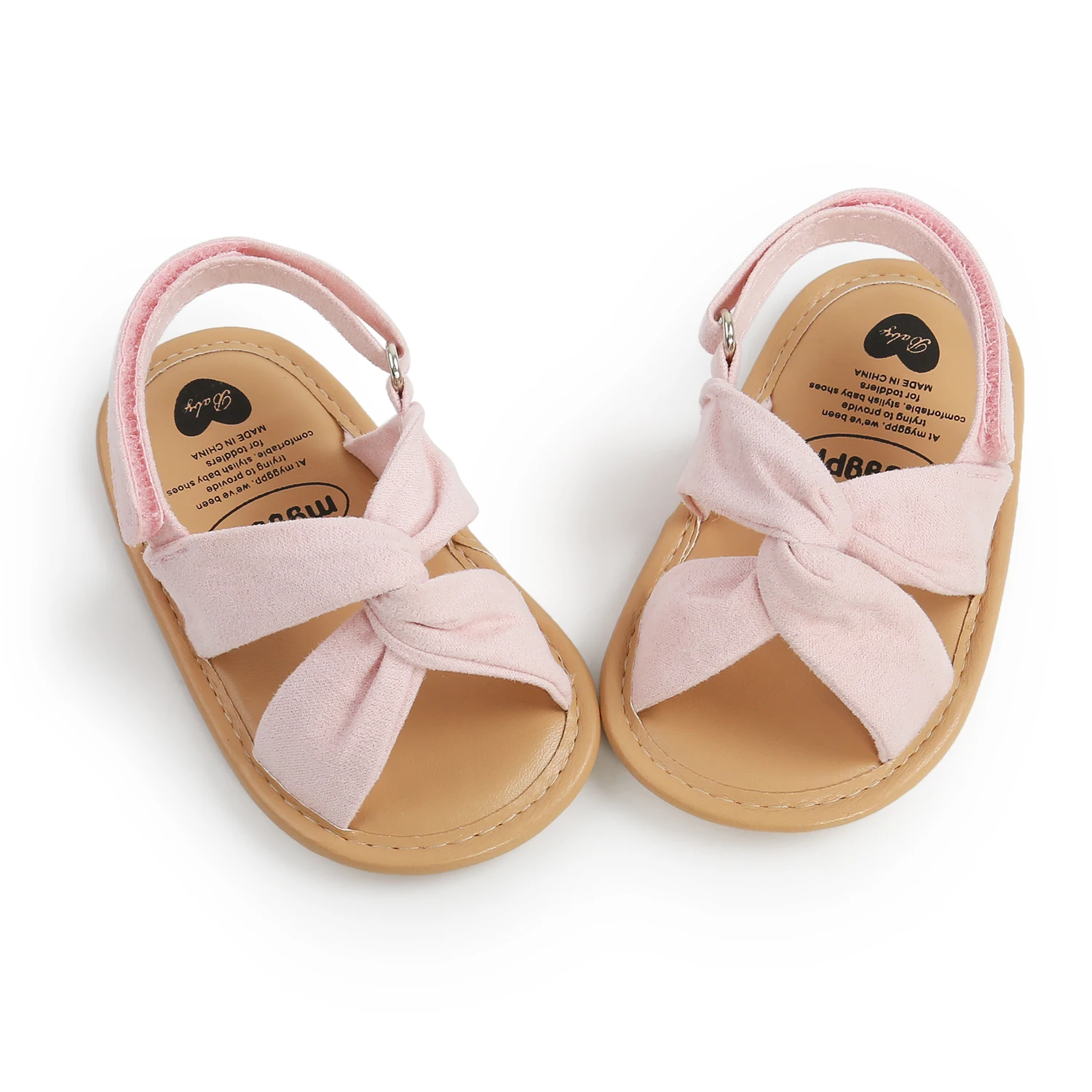 Fashion Baby Girls Sandals Breathable Anti-Slip Summer Newborn Toddler Candy Color Soft Sole First Walkers Shoes 0-18M