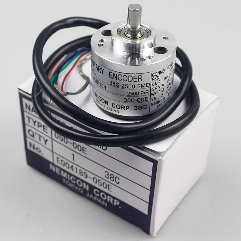 38S-1024-2MD-6-50-B00E NEMI CON Codificador rotativo incremental E 004189 -050E 050-00E Japão Motor