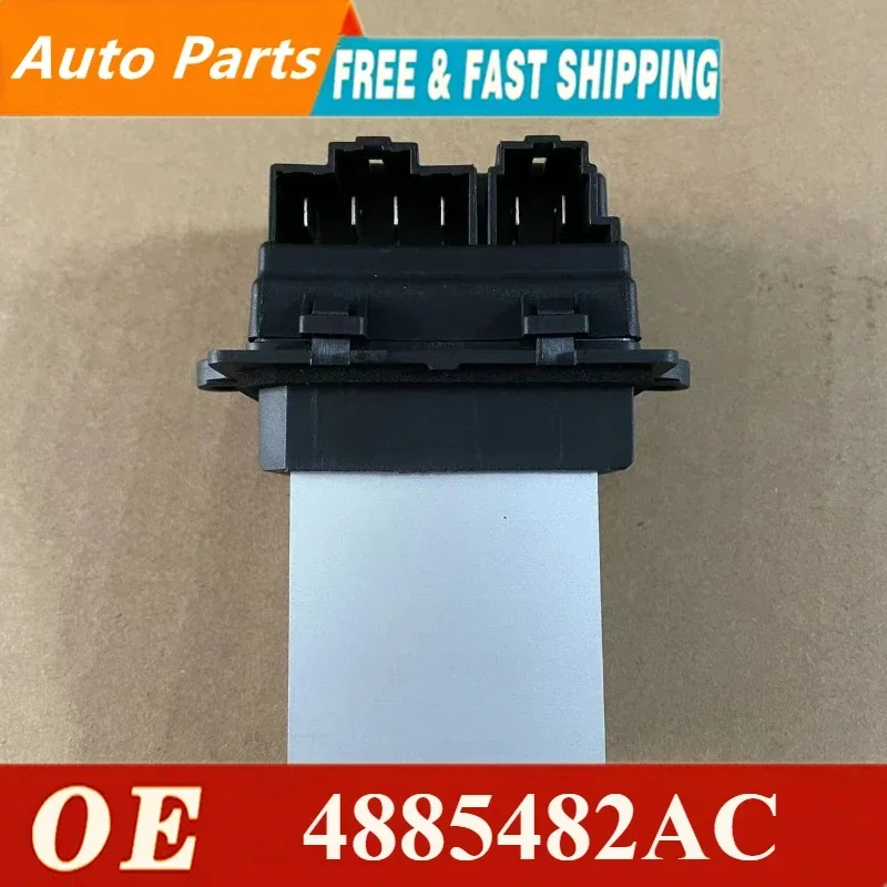 

New Blower Motor Resistor Fit For Chrysler Voyager Town Country Dodge Jeep 04885482AA 04885482AD 4885482AC 04885482AC