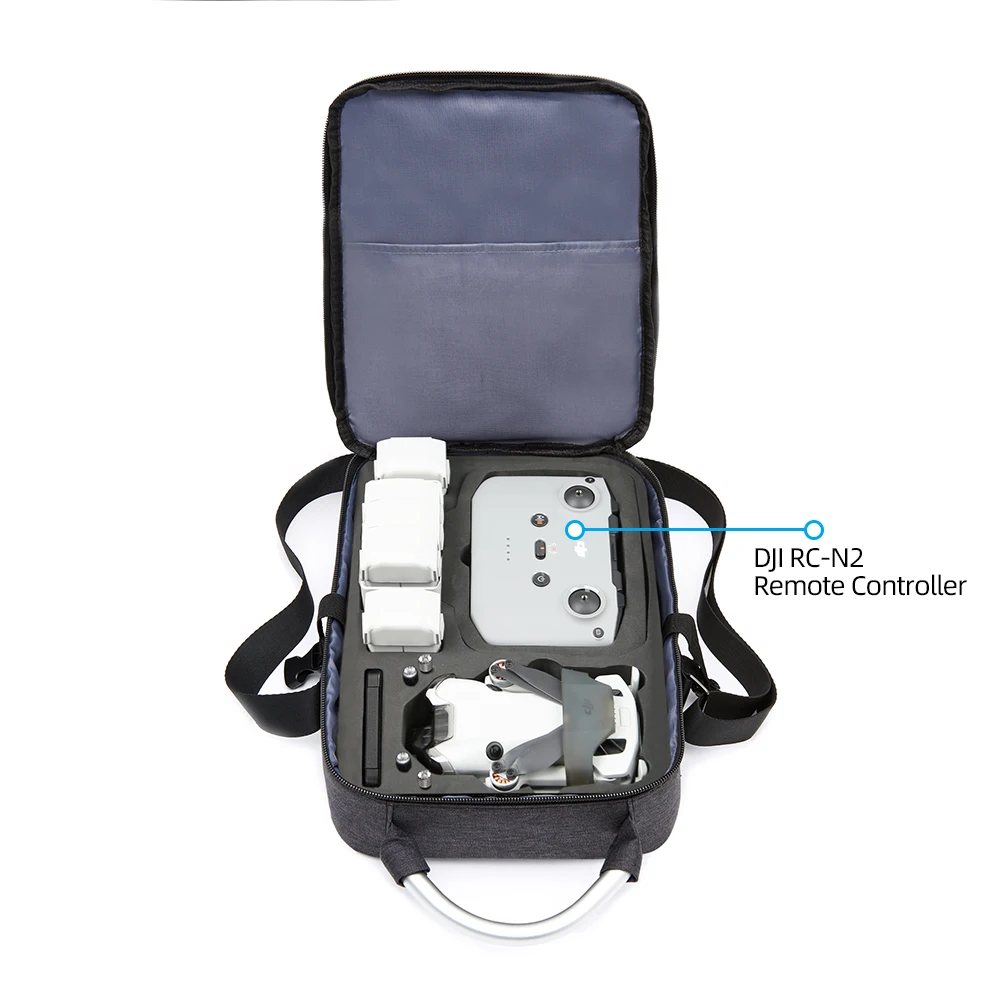 Storage Bag For Mini 4 PRO Shoulder Bag Travel Carrying Case Portable Box For Mini 4 Pro RC 2/RC-N2 Controller Drone Accessories