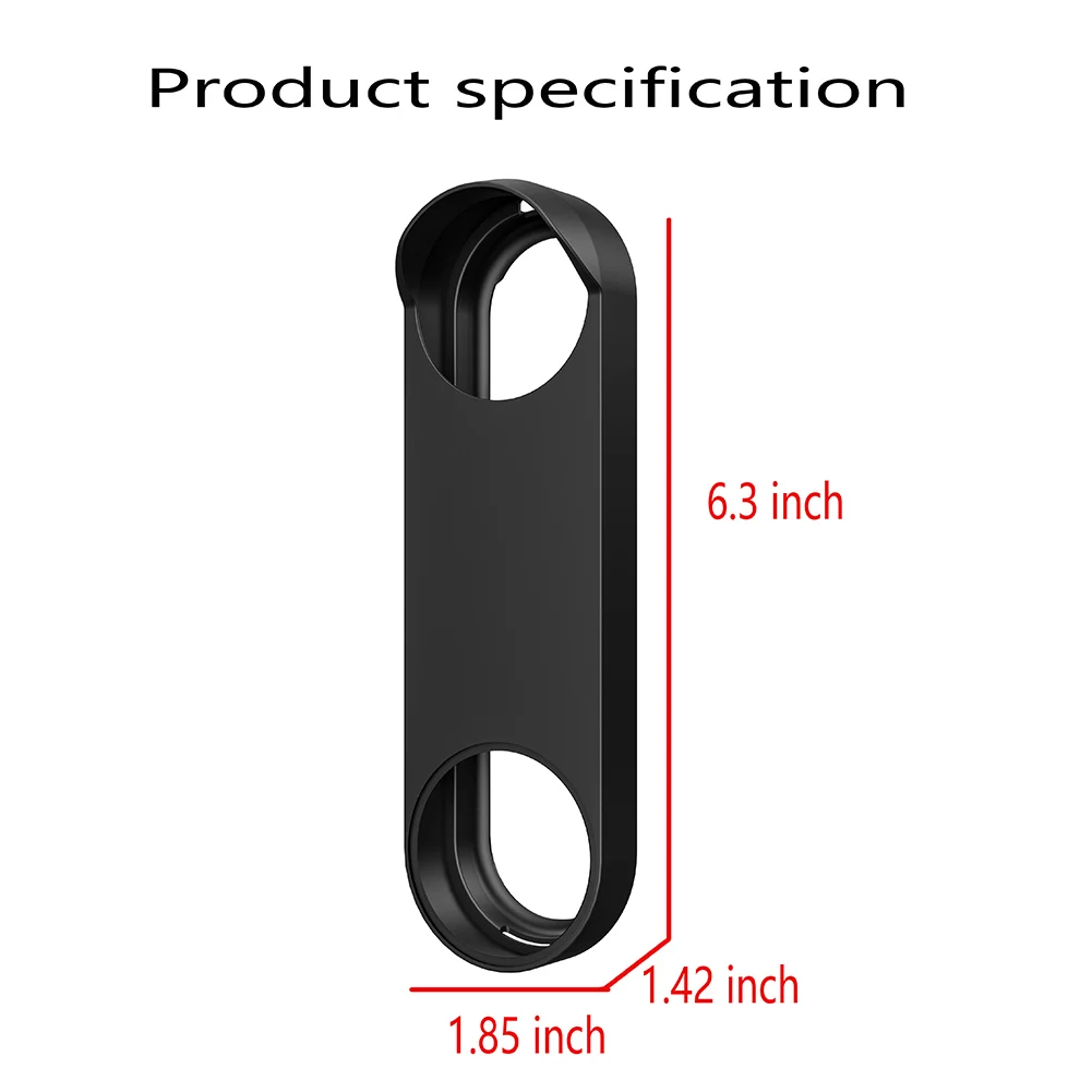 For Google Nest Doorbell Wired 2nd Gen Silicone Cover Waterproof