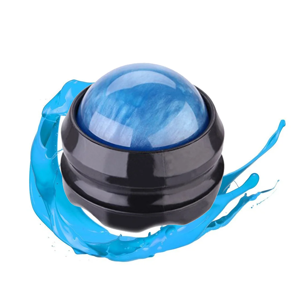 Manual Manual Manual Massage Ball Soothing Body Physical Resin Massage Rolling Ball Relax Foot (Blue)