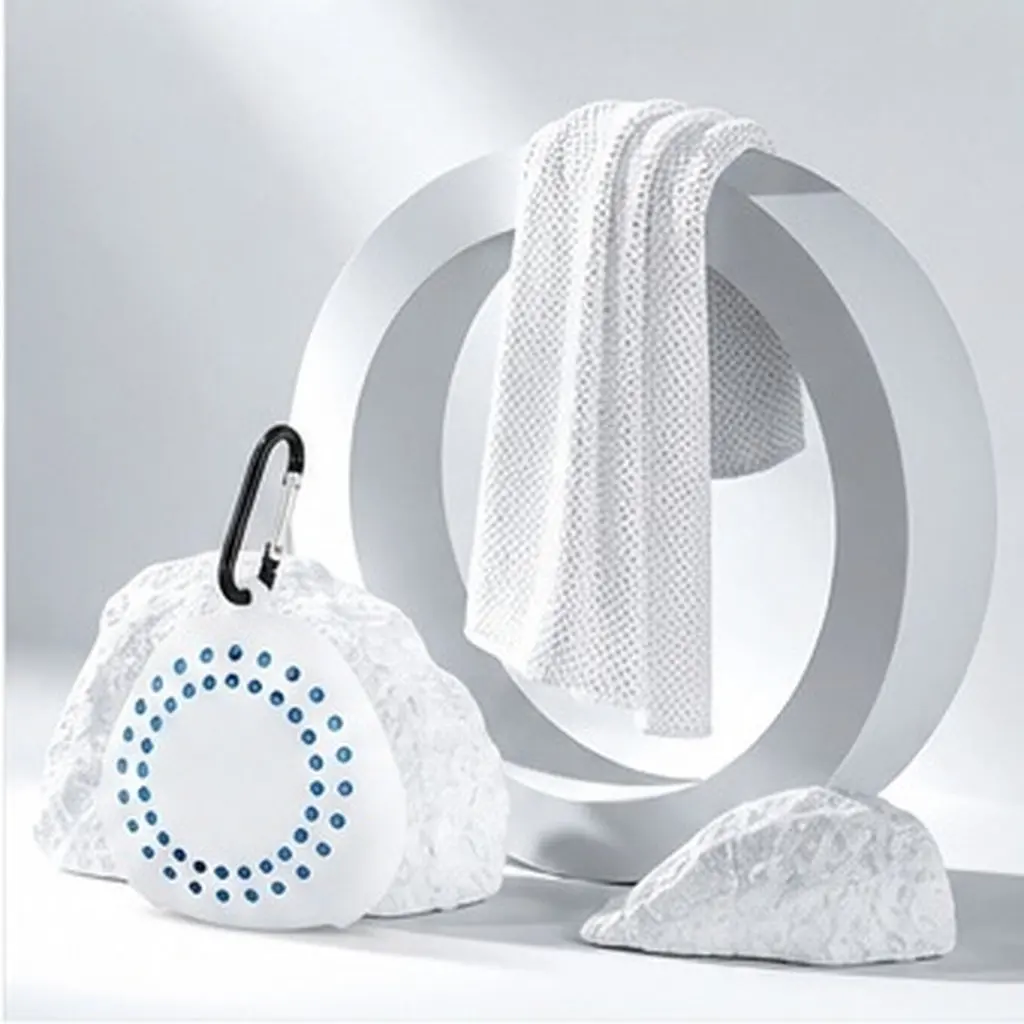 1Pcs Quick Dry Sports Towel Premium Material Silicone Storage Cover Portable Cooling Freezing Towel for Gym Yoga Running Hiking