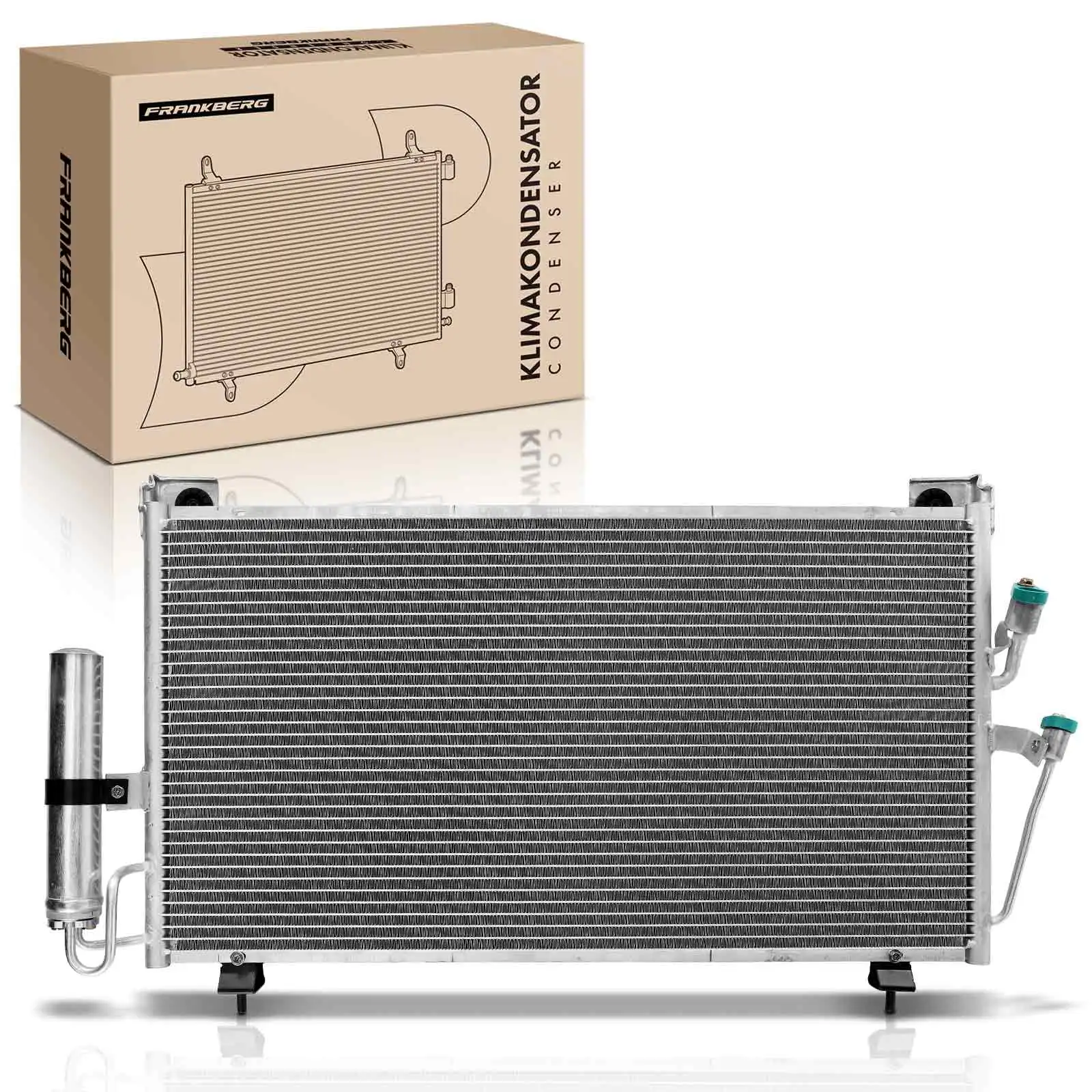 Frankberg 1x Condensator airconditioner voor Mitsubishi Outlander I CUW 2.0L 2.4L 2002-2007 MN124248 4727CN4727PFC