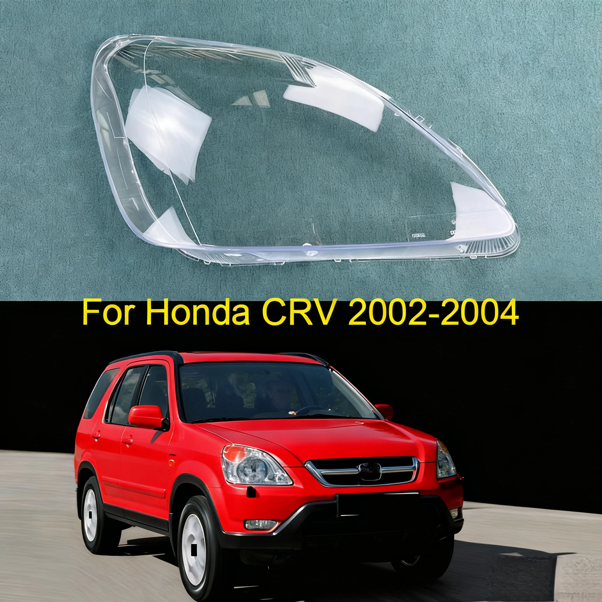 

Крышка фары для Honda CRV 2002 ~ 2004 автомобильная фара, линза, стекло, замена, прозрачная передняя крышка абажура, авто корпус