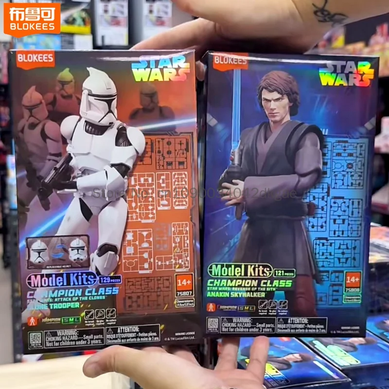 ブロキーズ-スターウォーズ-クローン・トルーパー-アナキン・スカイウォーカー-アクションフィギュア-ビヨンドバージョン-ポーズ可能なスケルトンジョイント-可動式コレクタブルモデル