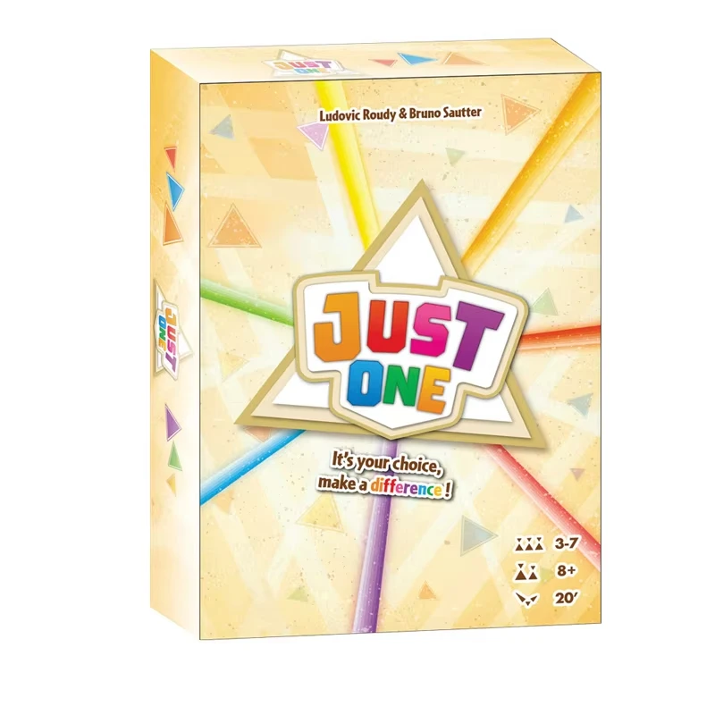 Party Game Just One - Collaborative and Engaging Board Game for Families and Friends